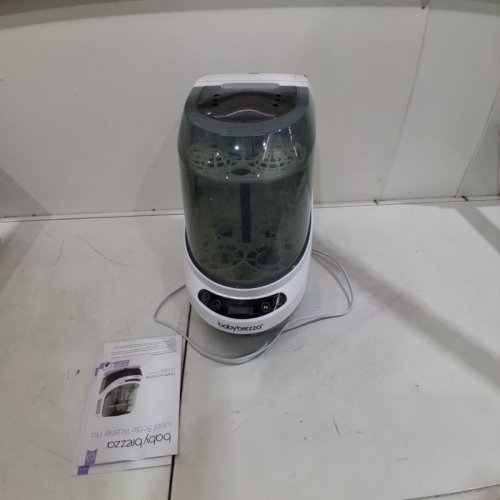 BABYBREZZA BOTTLE WASHER PRO 3-IN-1 WASHER/STERILIZER/DRYER - HOLDS 4 BOTTLES - BLACK/WHITE (MODEL: BRZ0103) image 3