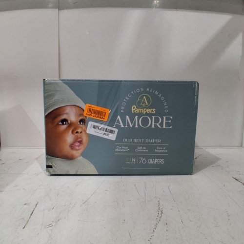 76PK PAMPERS AMORE FRAGRANCE FREE DIAPER - NEWBORN image 3