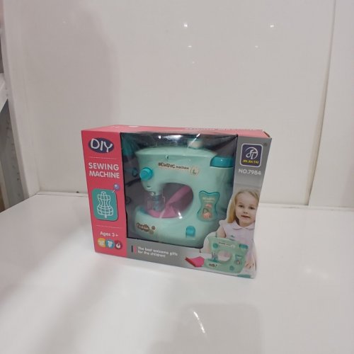 KIDS KEENSO TOY SEWING MACHINE FOR BEGINNERS - 3+ - MINT GREEN (MODEL: 7984) image 2