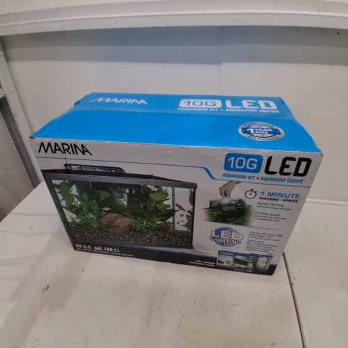MARINA LED AQUARIUM KIT - 10GAL CAPACITY - 20" X 10" X 12.5" - CLEAR - (MODEL: 15256A1) image 5