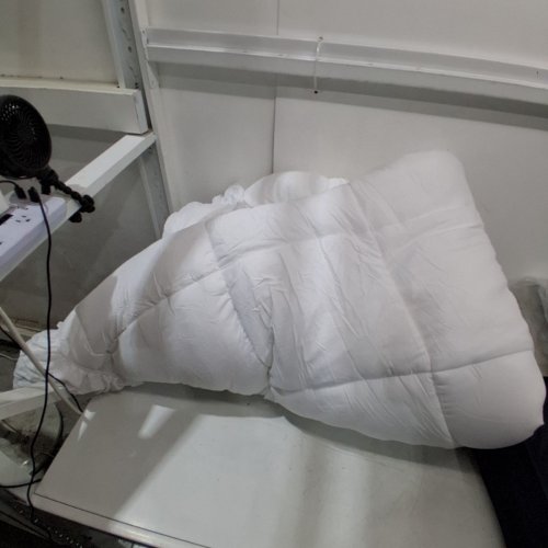 PILLOW TOP QUILTED MATTRESS TOPPER PAD - KING (78" X 80") - WHITE image 3