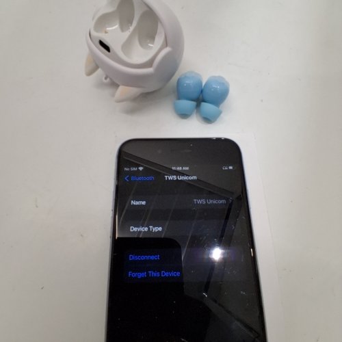 GEMS BLUETOOTH TRUE WIRELESS EARBUDS WITH SPINNING FACE CASE - UNICORN image 2