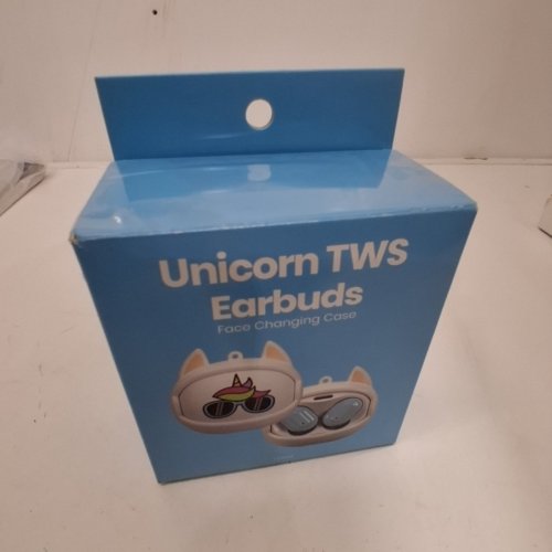 GEMS BLUETOOTH TRUE WIRELESS EARBUDS WITH SPINNING FACE CASE - UNICORN image 4