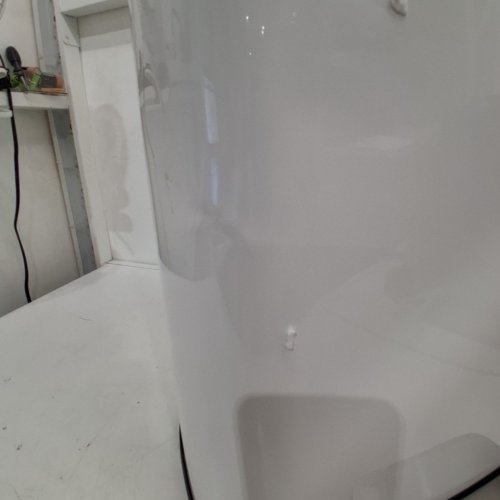 SONGMICS TRASH CAN WITH LID STAINLESS STEEL SMALL WASTE BIN - 8 GALLON - WHITE (MODEL: LTB102W01) image 4