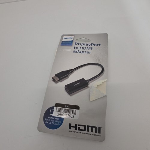 PHILIPS DISPLAYPORT TO HDMI ADAPTER - 1080P FHD, 4K UHD - BLACK (MODEL: SWV9200G/27) image 4