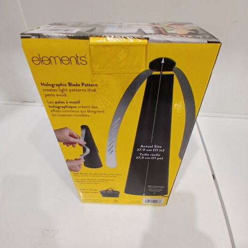 2PK ELEMENTS RECHARGEABLE BUG REPELLER FANS - BLACK (MODEL: 1990391) image 4