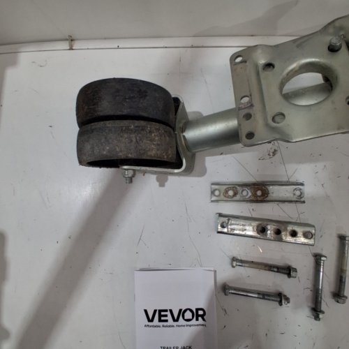 VEVOR HEAVY DUTY SWIVEL BOAT TRAILER JACK WITH WHEEL - 12" LIFT/2000LBS LOAD CAPACITY - SILVER (MODEL: HS2000STW) image 3
