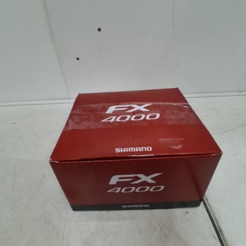 SHIMANO FX SPINNING REEL - 5.0:1 GEAR RATIO - BLACK/GOLD (MODEL: FX4000FC) image 4