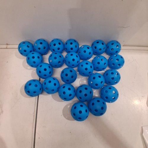 24PK INDOOR PICKLE BALLS - 3"D - BLUE image 2