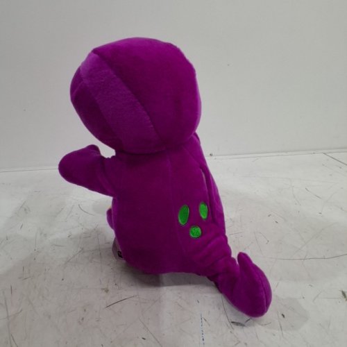 BARNEY'S COLORFUL WORLD SINGING FRIEND STUFFED ANIMAL PLUSH - PURPLE image 3