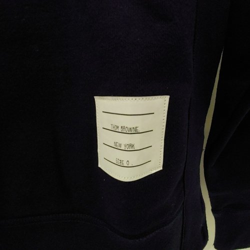 MEN'S THOM BROWNE CLASSIC LOOPBACK 4 BAR SWEATSHIRT - SIZE 0 - NAVY (STYLE: MJT021H-00535-461-0) image 6
