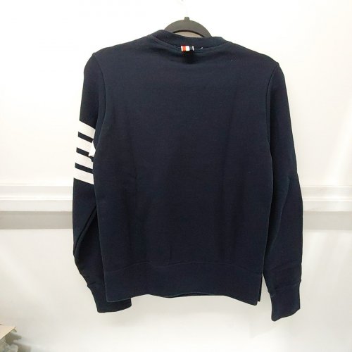 MEN'S THOM BROWNE CLASSIC LOOPBACK 4 BAR SWEATSHIRT - SIZE 0 - NAVY (STYLE: MJT021H-00535-461-0) image 8