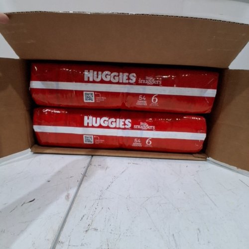 108PK HUGGIES LITTLE SNUGGLERS BABY DIAPERS - SIZE 6- DISNEY image 2