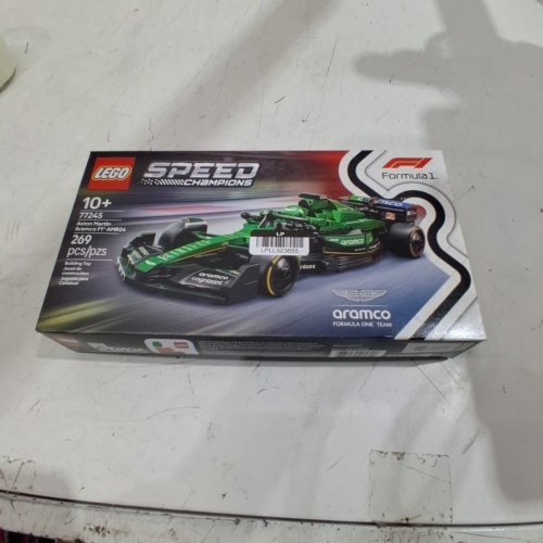 269PC LEGO SPEED CHAMPIONS ASTON MARTIN ARAMCO F1 AMR24 RACE CAR TOY - 10+ YEARS (MODEL:77245) image 2