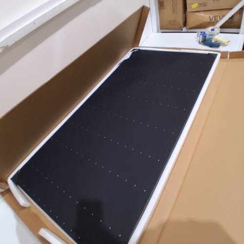 4PK TONOR WOOD ACOUSTIC WALL PANELS - 2FT X 4FT - BLACK / BROWN (MODEL: 25070.02BR.V1) image 2