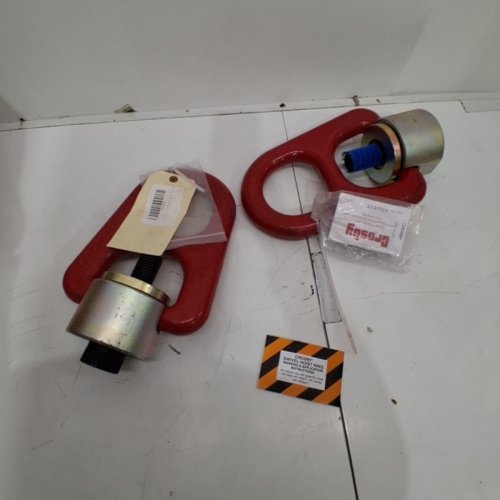 2PK CROSBY SWIVEL HOIST RING - 800 LBS MAX - RED (MODEL: CR1000) image 3