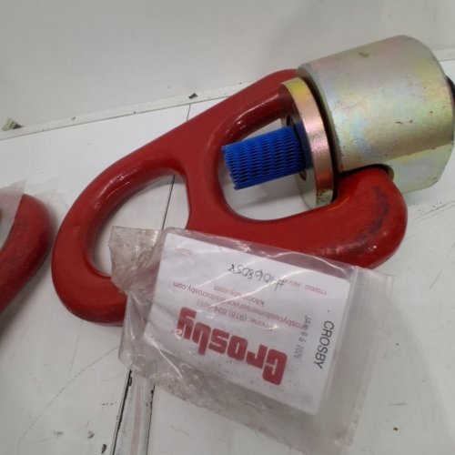 2PK CROSBY SWIVEL HOIST RING - 800 LBS MAX - RED (MODEL: CR1000) image 5