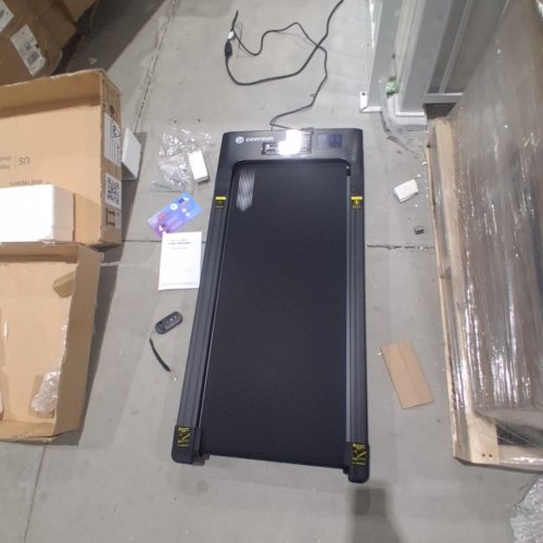 DEERRUN UNDER DESK TREADMILL REMOTE CONTROL WITH INCLINE FOR HOME OFFICE - 2.5HP - 300LBS CAP - BLACK (MODEL: BA09-B) image 3