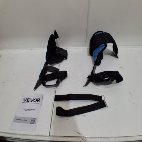 VEVOR TREE CLIMBING SPIKES SPURS GEAR - 350 LBS MAX - BLACK AND BLUE (MODEL: ROPE-G-011) image 3