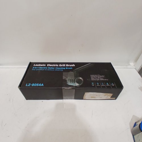 LEEBEIN ELECTRIC RECHARGABLE GRILL CLEANER BRUSH WITH 3 HEAD OPTIONS - BLACK (MODEL: LZ-8054A) image 4