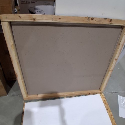 CONCRETE WALL TILE - 35" X 30" - GREY image 4