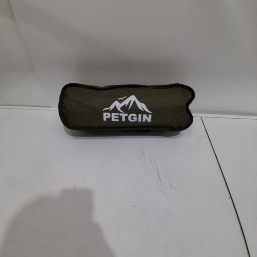PETGIN HIGH BACK FOLDING CAMPING CHAIR WITH REMOVABLE PILLOW AND SIDE POCKET - OLIVE GREEN image 4