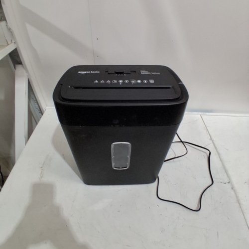 AMAZONBASICS 12-SHEET CROSS-CUT PAPER & CREDIT CARD SHREDDER - BLACK (MODEL: C262-C) image 3