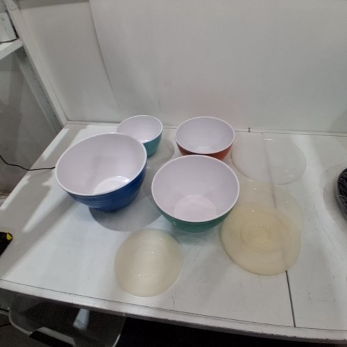 8PC PANDEX MELAMINE MIXING BOWLS WITH LIDS - ASSORTED SIZES/COLOURS (MODEL :1580067) image 2