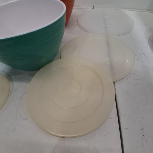 8PC PANDEX MELAMINE MIXING BOWLS WITH LIDS - ASSORTED SIZES/COLOURS (MODEL :1580067) image 3