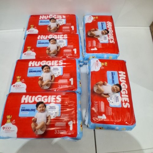 198PK HUGGIES LITTLE SNUGGLERS BABY DIAPERS - SIZE 1 (UPTO 14LBS) - DISNEY WINNIE THE POOH (MODEL: 56308) image 2