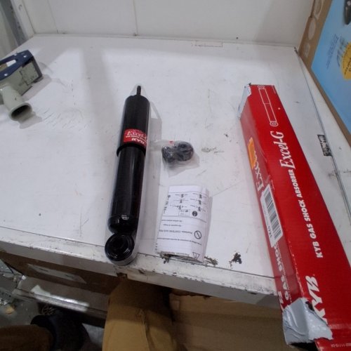 KYB TRIPLE CHROME PLATED PISTON ROD EXCEL-G GAS FRONT SHOCK - COMPATIBLE WITH VARIOUS MAES AND A MODELS BLACK (MODEL: 3440039) image 5