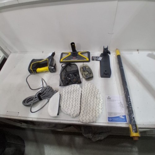 BISSELL 3-IN-1 POWERSTEAMER HEAVY DUTY STEAM MOP & HANDHELD CLEANER - GREY/YELLOW (MODEL: 2685B) image 5