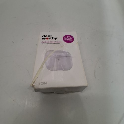 DEALWORTHY EARBUD CASE COVER FOR APPLE AIRPODS 3 - CLEAR image 3