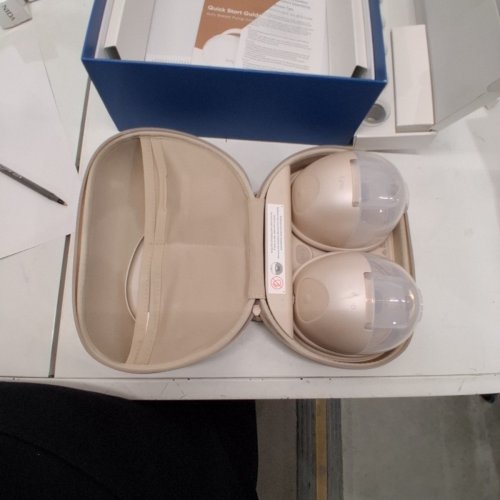 EUFY WEARABLE BREAST PUMP S1 - HANDS-FREE ELECTRIC BREAST PUMP WITH HEATING TECH - LEAK-PROOF & ULTRA-QUIET - BEIGE image 3