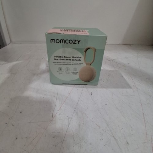 MOMCOZY PORTABLE SOUND MACHINE WITH NIGHT LIGHT - WHITE/GREEN (MODEL: WN06) image 8