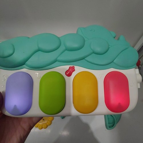 HAPPY GROWTH MUSIC PEDAL PIANO BABY ACTIVITY GYM - MULTICOLOR image 2