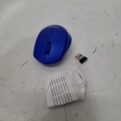 LOGITECH SILENT PLUS WIRELESS MOUSE - BLUE (MODEL: M330) image 3
