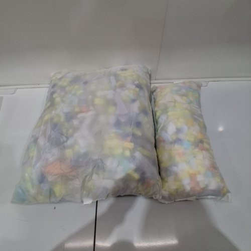 2PC ASSORTED FOAM CHIP PILLOW INSERTS - ASSTD SIZES - MULTICOLOUR image 3