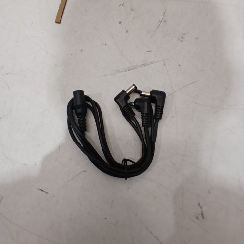 TO 3 WAY DAISY CHAIN POWER SUPPPLY ADAPTER SPLITTER CABLE - BLACK image 2