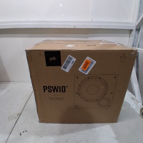 POLK AUDIO 10" POWERED SUBWOOFER - POWER PORT TECHNOLOGY | UP TO 100 WATTS | BIG BASS IN COMPACT DESIGN | EASY SETUP WITH HOME THEATER SYSTEMS - BLACK - (MODEL:PSW10) image 6