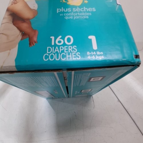 160PK PAMPERS SWADDLERS DIAPERS - SIZE 1 - 8-14LB image 3