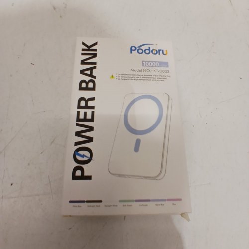 PODORU MAGSAFE WIRELESS POWER BANK WITH FOLDING MAGNETIC STAND - 5W/7.5W/10W/15W - 10000MAH - BLACK (MODEL: KT-D009) image 3