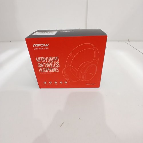 MPOW H19 IPO ACTIVE NOISE CANCELLING WIRELESS BLUETOOTH 5.0 HEADPHONES - BLACK (MODEL: BH388A) image 2
