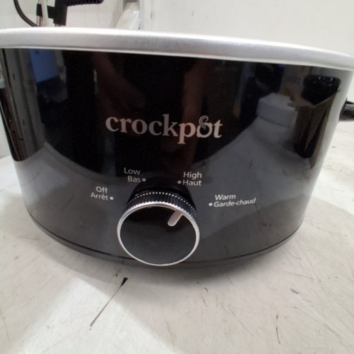CROCKPOT 4-QUART CLASSIC SLOW COOKER WITH 3 SETTINGS- BLACK (MODEL: ‎2166871) image 5