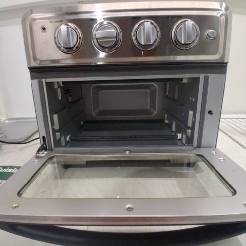 CUISINART COUNTERTOP AIRFRYER AND TOASTER OVEN - 1800W - 0.6 CU.FT - SILVER (MODEL: TOA-60C) image 4