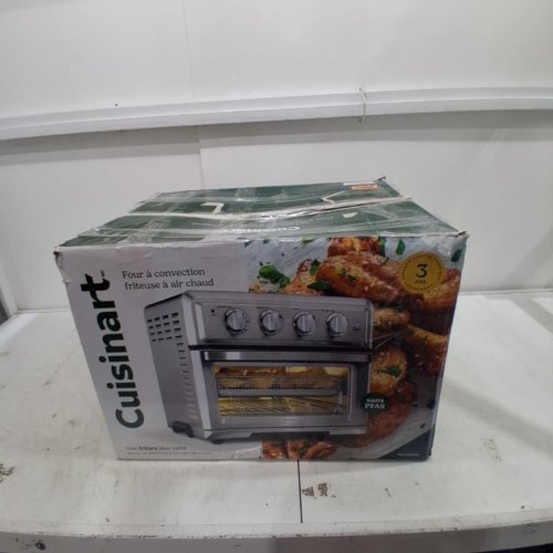 CUISINART COUNTERTOP AIRFRYER AND TOASTER OVEN - 1800W - 0.6 CU.FT - SILVER (MODEL: TOA-60C) image 8