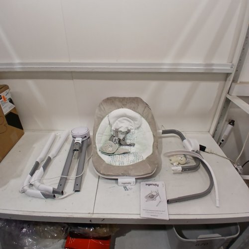 INGENUITY ANYWAY SWAY 5-SPEED MULTI-DIRECTION PORTABLE BABY SWING WITH VIBRATIONS - RAY (MODEL: 12584-ES) image 3