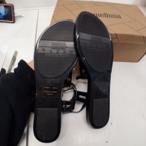 WOMEN'S MELISSA SOLAR SPRINGTIME SANDAL - SIZE 9 - BLACK (STYLE: 1984148) image 3