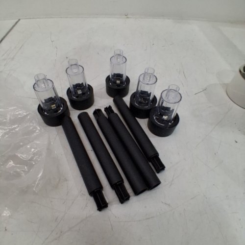5PC SOLAR LED PATHWAY GARDEN STAKE LIGHTS FOR OUTDOOR - BLACK image 4