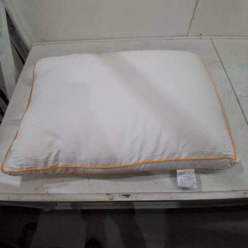 ARM & HAMMER SOFT JUST LIKE DOWN SLEEP PILLOW - 18" X 26" - WHITE/ORANGE image 2